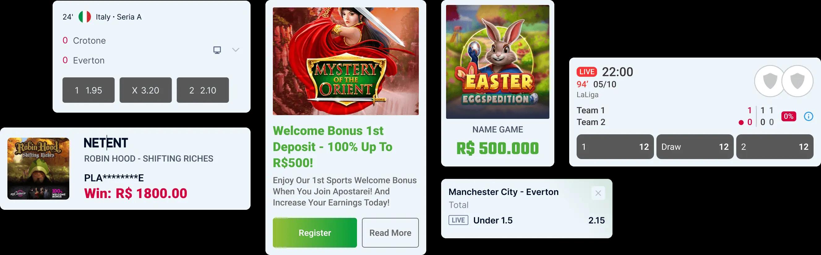 Reactivaction Online Gaming and Betting Applications